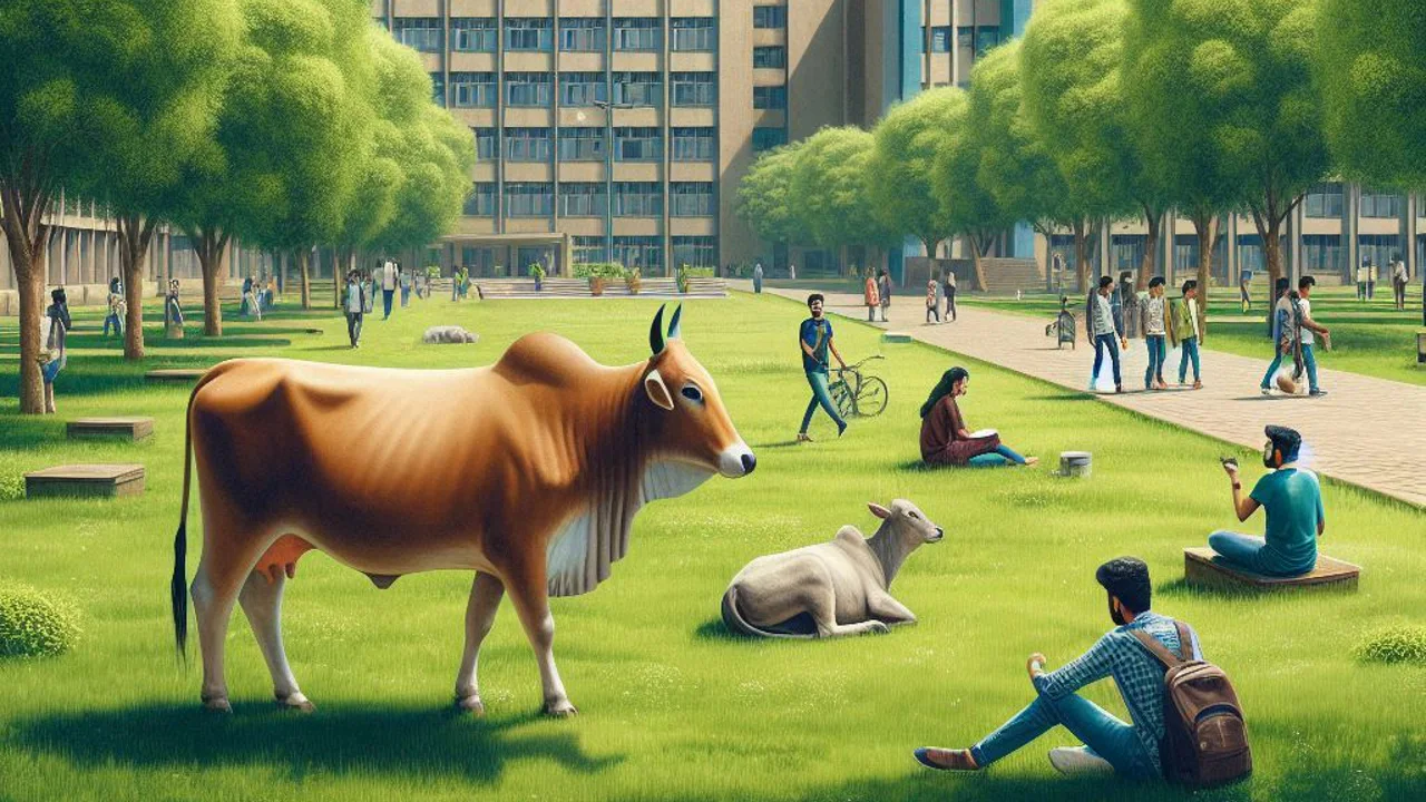 Veer Narmad South Gujarat University to House Cows on Campus